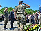 Gedenken an die Opfer von Srebrenica. (Bild öffnet sich in einem neuen Fenster)