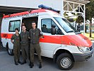 V.l.: Wachtmeister Koller, Dr. Hanfstingl, Wachtmeister Pflanzl. (Bild öffnet sich in einem neuen Fenster)