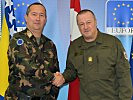V.l.: Brigadegeneral Siposs und Generalleutnant Höfler. (Bild öffnet sich in einem neuen Fenster)
