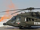 Die Übung: Ein "Black Hawk" ist notgelandet, der Tower wird alarmiert. (Bild öffnet sich in einem neuen Fenster)