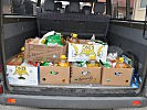 Zwölf Pakete konnten dank der Spende organisiert werden. (Bild öffnet sich in einem neuen Fenster)
