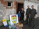 In Tuzla freuten sich die Familien über die Spenden. (Bild öffnet sich in einem neuen Fenster)
