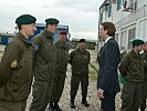 Kurz mit Soldaten des Bosnien-Kontingents. (Bild öffnet sich in einem neuen Fenster)