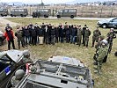 Die Soldaten präsentierten einen verlegbaren Gefechtsstand. (Bild öffnet sich in einem neuen Fenster)