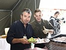 Über 250 Portionen servierten die Soldaten. (Bild öffnet sich in einem neuen Fenster)