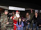 Der Weihnachtsmarkt im Camp Butmir. (Bild öffnet sich in einem neuen Fenster)