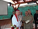 Eucharistiefeier im Camp Butmir. (Bild öffnet sich in einem neuen Fenster)