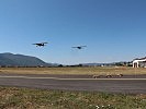 Vorbeiflug der Pilatus PC-6. (Bild öffnet sich in einem neuen Fenster)