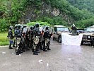 Türkische Soldaten vor einem "Roadblock". (Bild öffnet sich in einem neuen Fenster)