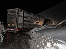 Anlieferung unter schwierigsten Bedingungen. (Bild öffnet sich in einem neuen Fenster)
