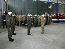 Die Meldung an den EUFOR-Kommandanten Generalmajor Martin Dorfer. (Bild öffnet sich in einem neuen Fenster)