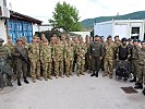 Ein Gruppenfoto mit allen Soldaten. (Bild öffnet sich in einem neuen Fenster)