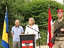 Die österreichische Botschafterin bei Ihrer Ansprache. (Bild öffnet sich in einem neuen Fenster)