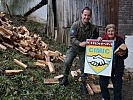 Frau Trivunovic mit Vizeleutnant S. (Bild öffnet sich in einem neuen Fenster)