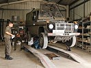 Die Puch Geländewagen werden bestens gewartet. (Bild öffnet sich in einem neuen Fenster)