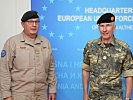 Empfang durch Generalmajor Alexander Platzer. (Bild öffnet sich in einem neuen Fenster)