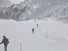 Anspruchsvoller und heraudfordernder Wettkampf im Skibergsteigen.