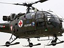 Rasche Hilfe mit dem "Alouette" III Rettungshubschrauber. (Bild öffnet sich in einem neuen Fenster)