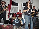 ...und beim "Gig" in der Edelweiß-Hütte. (Bild öffnet sich in einem neuen Fenster)