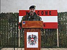 Admiral Witthauer lobte die österreichischen Soldaten. (Bild öffnet sich in einem neuen Fenster)