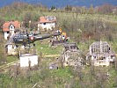 Eine Alouette III im Einsatzgebiet von Bosnien und Herzegowina. (Bild öffnet sich in einem neuen Fenster)