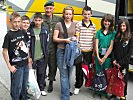 Major Bobik freut sich über viele glückliche Gesichter. (Bild öffnet sich in einem neuen Fenster)