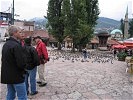 Sarajevo: Bascaria, der Taubenplatz. (Bild öffnet sich in einem neuen Fenster)