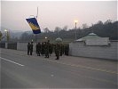 Besuch des Denkmals Potocari nähe Srebrenica. (Bild öffnet sich in einem neuen Fenster)