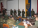 Die portugiesischen Soldaten erhielten die EUFOR-Einsatzmedaille. (Bild öffnet sich in einem neuen Fenster)