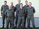 Kommandant Major Dietmar Deutsch, hinten links, mit seinem Team. (Bild öffnet sich in einem neuen Fenster)