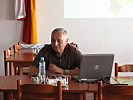 Balkan-Experte mit Sinn für Humor: Brigadier Heinz Vetschera. (Bild öffnet sich in einem neuen Fenster)