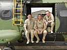 Das Hubschrauber-Team der EUFOR kommt aus Österreich. (Bild öffnet sich in einem neuen Fenster)
