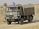 Ein Bundesheer-LKW der Transporteinheit. (Bild öffnet sich in einem neuen Fenster)