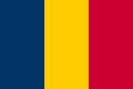 Die Flagge des Tschad