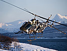 Die Hubschrauber verfügen über ein sechsläufiges Maschinengewehr... (Bild öffnet sich in einem neuen Fenster)