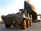 Auch die Pandur-Radpanzer der Österreicher ... (Bild öffnet sich in einem neuen Fenster)