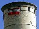 Auch der Wasserturm wurde zur Feier des Tages dekoriert. (Bild öffnet sich in einem neuen Fenster)
