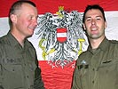 Kommandoübergabe von Obstlt Roman Horak an Obstlt Philipp Eder. (Bild öffnet sich in einem neuen Fenster)
