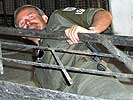 Vizeleutnant Watzinger im Wasserturm. (Bild öffnet sich in einem neuen Fenster)