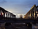 Die Brücke wurde in drei Tagen auf- und abgebaut. (Bild öffnet sich in einem neuen Fenster)