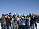 Mit Kindern der Grundschule in Mushitishte. (Bild öffnet sich in einem neuen Fenster)