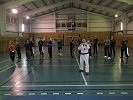 Gemeinsames Training mit Ju-Jutsu Trainer Gabelar. (Bild öffnet sich in einem neuen Fenster)
