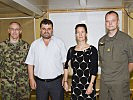 V.l.: Keller, Kuci, Riega, Prieler. (Bild öffnet sich in einem neuen Fenster)