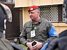 Oberstleutnant Meyer; der ranghöchste Militärpolizist im Einsatzgebiet. (Bild öffnet sich in einem neuen Fenster)