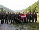Rund 25 österreichische Soldaten nahmen an der Wallfahrt teil. (Bild öffnet sich in einem neuen Fenster)
