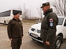 Dabei kommen die Soldaten mit dem General ins Gespräch. (Bild öffnet sich in einem neuen Fenster)