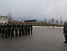 Eine Ehrenformation der "B-Coy" ist angetreten. (Bild öffnet sich in einem neuen Fenster)