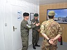 Oberst Wöhl-Danzinger erklärt Generalmajor Figliuolo die Hofburg in Wien. (Bild öffnet sich in einem neuen Fenster)
