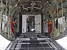 Das MEDEVAC-Modul in der "Hercules". (Bild öffnet sich in einem neuen Fenster)