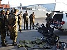 Minen-Training mit deutschen Soldaten. (Bild öffnet sich in einem neuen Fenster)